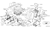 Diagram for 2004 Nissan Pathfinder Seat Switch - 87066-2Y020