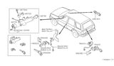 Diagram for Nissan Pathfinder Ignition Lock Assembly - D8700-6J388