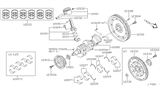 Diagram for 2002 Nissan Pathfinder Flywheel - 12310-5W900
