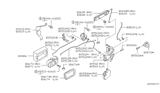 Diagram for 2000 Nissan Pathfinder Door Latch Cable - 80506-0W000