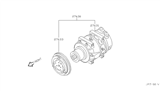 Diagram for Nissan Pathfinder A/C Compressor - 92600-4W000