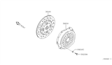Diagram for Nissan Pressure Plate - 30210-AA001