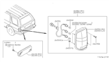 Diagram for 1999 Nissan Pathfinder Tail Light - 26555-0W025
