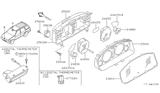 Diagram for Nissan Pathfinder Tachometer - 24820-0W000