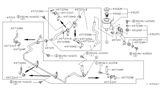Diagram for 2000 Nissan Pathfinder Power Steering Hose - 49725-4W011