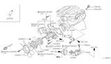 Diagram for 1998 Nissan Pathfinder Thermostat - 21200-0B000