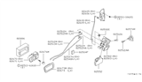 Diagram for Nissan Pathfinder Door Latch Cable - 82507-0W000