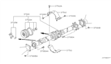 Diagram for Nissan Pathfinder Universal Joints - 37126-01G26