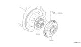 Diagram for Nissan Axxess Clutch Disc - 30100-D4400