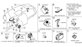 Diagram for 2014 Nissan Pathfinder Body Control Module - 28595-5AA0A