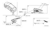 Diagram for 2021 Nissan Murano Bumper Reflector - 26565-8990B