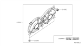 Diagram for 2015 Nissan Murano A/C Condenser Fan - 21481-5AA1A