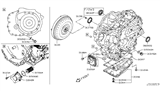 Diagram for Nissan Maxima Torque Converter - 31100-29X3E