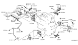 Diagram for 2020 Nissan Murano Engine Mount Bracket - 11320-5AE0B