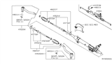 Diagram for 2015 Nissan Murano Rack And Pinion - 49001-5AA0A
