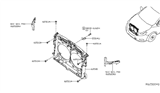 Diagram for 2020 Nissan Murano Radiator Support - 21514-5AA0A