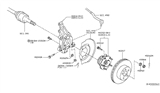 Diagram for 2020 Nissan Murano Steering Knuckle - 40014-5AA0A