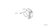 Diagram for 2013 Nissan Rogue Throttle Body - 16119-JA00A