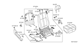 Diagram for 2013 Nissan Altima Seat Cushion - 87300-ZX63C