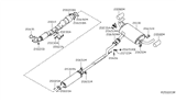 Diagram for 2009 Nissan Altima Exhaust Pipe - 20010-ZX10A