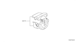 Diagram for 2009 Nissan Altima Steering Column Cover - 48470-JA00A