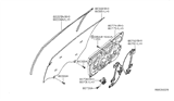 Diagram for 2014 Nissan Maxima Window Motor - 80731-JB100