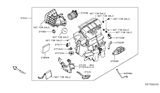Diagram for 2022 Nissan Versa Heater Core - 27140-5RB0A