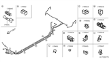 Diagram for 2014 Nissan Versa Fuel Line Clamps - 17571-1HK0B