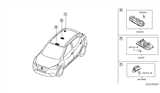 Diagram for 2014 Nissan Versa Note Dome Light - 26490-JD000