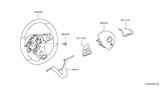 Diagram for 2021 Nissan Kicks Steering Wheel - 48430-5RL1A