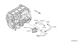 Diagram for 2021 Nissan Kicks Engine Oil Cooler - 21305-5RB0A