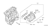 Diagram for Nissan Kicks Intake Manifold Gasket - 16175-5RB0A