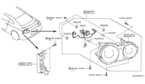 Diagram for Nissan GT-R Tail Light - 26550-JF30B