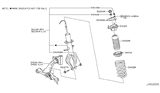 Diagram for 2015 Nissan GT-R Coil Springs - 54010-62B0A