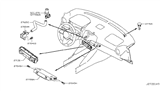 Diagram for 2011 Nissan GT-R Body Control Module - 27760-JF30B