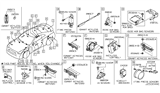 Diagram for 2020 Nissan GT-R Air Bag Control Module - K8820-6HR0A