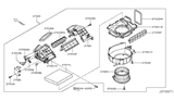 Diagram for Nissan Quest Blower Motor - 27225-JK61A