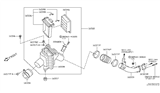 Diagram for Nissan GT-R Air Intake Coupling - 16554-JF00A
