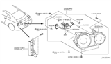 Diagram for Nissan GT-R Tail Light - 26555-62B1A
