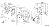 Diagram for 2019 Nissan Rogue Brake Backing Plate - 41151-5HA0A