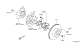 Diagram for 2015 Nissan Rogue Wheel Bearing - 43202-4BF0A