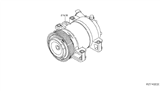 Diagram for 2015 Nissan Rogue A/C Compressor - 92600-4BB2A