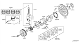 Diagram for Nissan Rogue Crankshaft - 12201-9HP0C