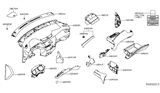 Diagram for 2020 Nissan Rogue Glove Box - 68510-5HU0B