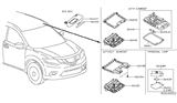 Diagram for 2014 Nissan Rogue Dome Light - 26430-4CE1A