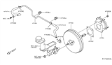 Diagram for 2015 Nissan Rogue Brake Booster Vacuum Hose - 47401-5HA0A