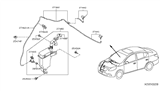 Diagram for 2014 Nissan Versa Windshield Washer Nozzle - 28933-1HB1A