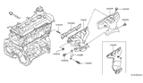 Diagram for 2018 Nissan Versa Note Exhaust Manifold - 14002-3HC0A