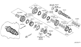 Diagram for Nissan Synchronizer Ring - 32604-00QAF