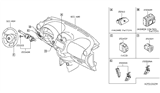 Diagram for 2014 Nissan Versa Cruise Control Switch - 25551-3AN1C